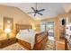 Main bedroom with wood flooring and pool access at 9219 59Th E Ave, Bradenton, FL 34202