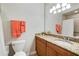 Bathroom with granite countertop and a single sink at 7922 Tybee Ct, University Park, FL 34201