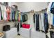 Large walk-in closet with ample shelving and drawers at 7922 Tybee Ct, University Park, FL 34201