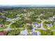 Aerial view showing the house's location in a residential neighborhood at 2843 Abbotsford St, North Port, FL 34287