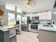 Well-equipped kitchen featuring stainless steel appliances at 2843 Abbotsford St, North Port, FL 34287