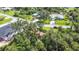 Aerial view showcasing the property's location and surrounding neighborhood at 2843 Abbotsford St, North Port, FL 34287