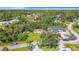 Aerial view of a house and surrounding neighborhood at 2843 Abbotsford St, North Port, FL 34287
