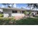 Private patio and fenced yard with AC unit at 6023 Hibiscus Dr # 177, Bradenton, FL 34207