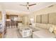 Open living room, kitchen and dining area at 915 Seaside Dr # 613 Weeks 28-29, Sarasota, FL 34242