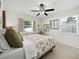 Guest bedroom with a comfortable bed and charming decor at 2907 Marshall Dr, Sarasota, FL 34239