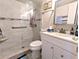 Clean bathroom with updated vanity and shower at 5933 17Th W St # A24, Bradenton, FL 34207
