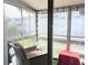 Enclosed patio with seating and view of water at 5933 17Th W St # A24, Bradenton, FL 34207