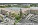Aerial view showcasing building and parking lot at 3777 Lake Bayshore Dr # H401, Bradenton, FL 34205