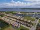 Aerial view of a home in a large waterfront community at 1922 6Th St E, Palmetto, FL 34221