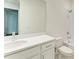 Bathroom with single vanity, toilet and bathtub at 4254 Golden Creek Ter, Parrish, FL 34219