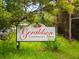 Sign for Geraldson Community Farm at 12313 Baypointe Ter, Cortez, FL 34215