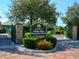 Entrance to Palma Sola Botanical Park with brick pillars at 12313 Baypointe Ter, Cortez, FL 34215