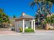 Gated entrance to Harbour Lakes Estates community at 12313 Baypointe Ter, Cortez, FL 34215