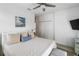 Bright bedroom with king-size bed and large closet at 3811 Bayside Cir, Bradenton, FL 34210