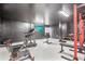 Home gym with stationary bike and treadmill at 3811 Bayside Cir, Bradenton, FL 34210