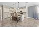 Spacious kitchen with island and granite countertops at 2824 Esmeralda Dr, Sarasota, FL 34243