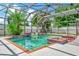 Refreshing screened pool, surrounded by lush landscaping at 21403 Glendale Ave, Port Charlotte, FL 33952