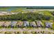 Aerial view of houses in a residential neighborhood at 10346 Morning Mist Ln, Sarasota, FL 34241