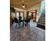 Dining room with a table and chairs, adjacent to the kitchen at 2631 Fiesta Dr, Venice, FL 34293