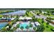 Community pool, tennis courts, playground, and clubhouse at 16162 61St E Ln, Parrish, FL 34219