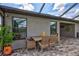 Patio with table and chairs near the pool at 16162 61St E Ln, Parrish, FL 34219