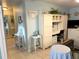 Bright living room with built-in desk and storage at 5850 Welcome Rd # J6, Bradenton, FL 34207