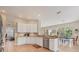 Updated kitchen boasts ample cabinetry, granite counters & stainless steel appliances at 5111 51St W Ln, Bradenton, FL 34210