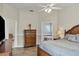 Main bedroom with king bed, ensuite bath, and ample closet space at 5111 51St W Ln, Bradenton, FL 34210