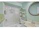 Clean bathroom with a shower/tub combo and updated vanity at 1862 Rita St, Sarasota, FL 34231