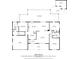 1764 sq ft floor plan, features 3 bedrooms, 2 baths, eat-in kitchen, living room, Gathering room and screened porch at 2611 Sunnyside St, Sarasota, FL 34239