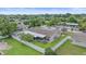 Aerial view of house and surrounding area at 2611 Sunnyside St, Sarasota, FL 34239