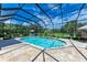 Expansive screened pool and patio area at 7606 91St E St, Palmetto, FL 34221
