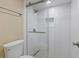 Clean bathroom with walk-in shower and neutral tile at 5855 Midnight Pass Rd # 420, Sarasota, FL 34242