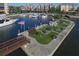 Gazebo and waterfront seating area offering relaxing views at 5855 Midnight Pass Rd # 420, Sarasota, FL 34242