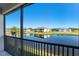 Screened balcony with lake view at 23411 Collina Way # 9203, Port Charlotte, FL 33980