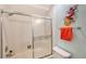 Clean bathroom with shower/tub combo and updated fixtures at 6263 Midnight Pass Rd # 301, Sarasota, FL 34242