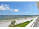 Breathtaking view of the ocean and beach from balcony at 603 Longboat Club Rd # 602N, Longboat Key, FL 34228