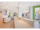 Kitchen boasts a long quartz countertop island with a built-in sink at 603 Longboat Club Rd # 602N, Longboat Key, FL 34228