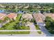 Aerial view showcasing the home's location in a desirable neighborhood at 13180 Ipolita St, Venice, FL 34293