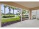 Peaceful screened lanai overlooking a lake at 13180 Ipolita St, Venice, FL 34293