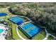 Two well maintained community pickleball courts at 12271 Lavender Loop, Bradenton, FL 34212
