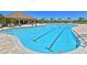 Community pool with lap lanes and lounge area at 12271 Lavender Loop, Bradenton, FL 34212