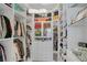 Spacious walk-in closet with ample shelving and hanging space at 4507 Terrazza Ct, Bradenton, FL 34211