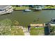 Private dock with boat slip on a calm waterway at 1833 Sandalwood Dr, Sarasota, FL 34231