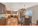 Updated kitchen with wood cabinets and granite countertops at 1833 Sandalwood Dr, Sarasota, FL 34231