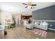 Spacious living room with an open floor plan and a sectional sofa at 8798 Tuscany Isles Dr, Punta Gorda, FL 33950