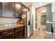 Modern kitchen with stainless steel appliances and granite countertops at 8798 Tuscany Isles Dr, Punta Gorda, FL 33950
