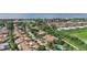 Wide shot of waterfront homes and lush green spaces at 6106 45Th W St, Bradenton, FL 34210