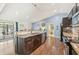 Updated kitchen featuring stainless steel appliances and granite countertops at 6106 45Th W St, Bradenton, FL 34210